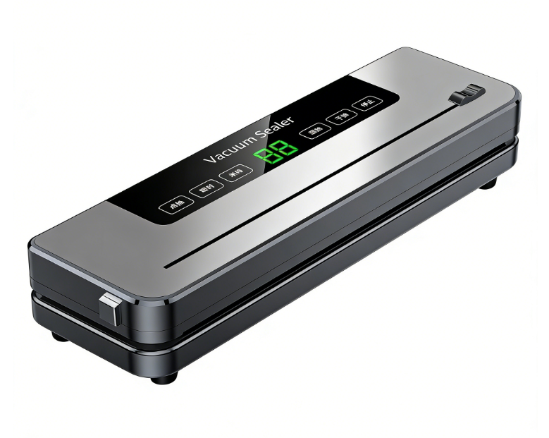Mini 120W Electric Automatic Vacuum Sealer ABS Housing Compact Plug-in Food Packaging Machine for Home Kitchen Fresh Keeping