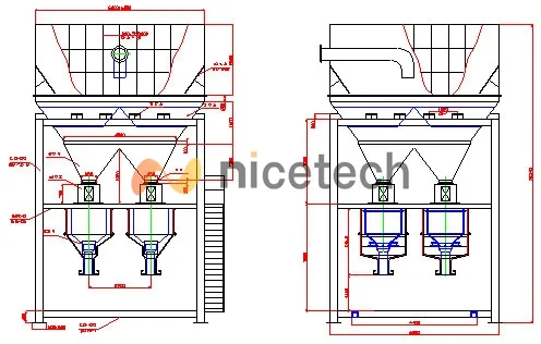 Containerized Bagging Unit Drawing 1