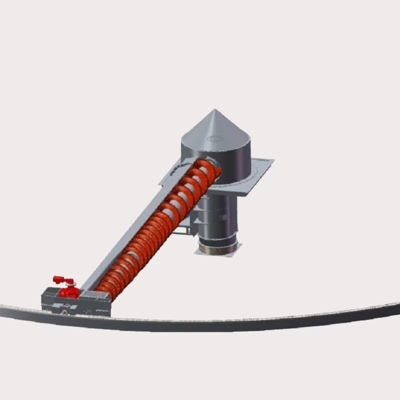 Auger Conveyor System with Internal Motor for Soybean Meal Conveying