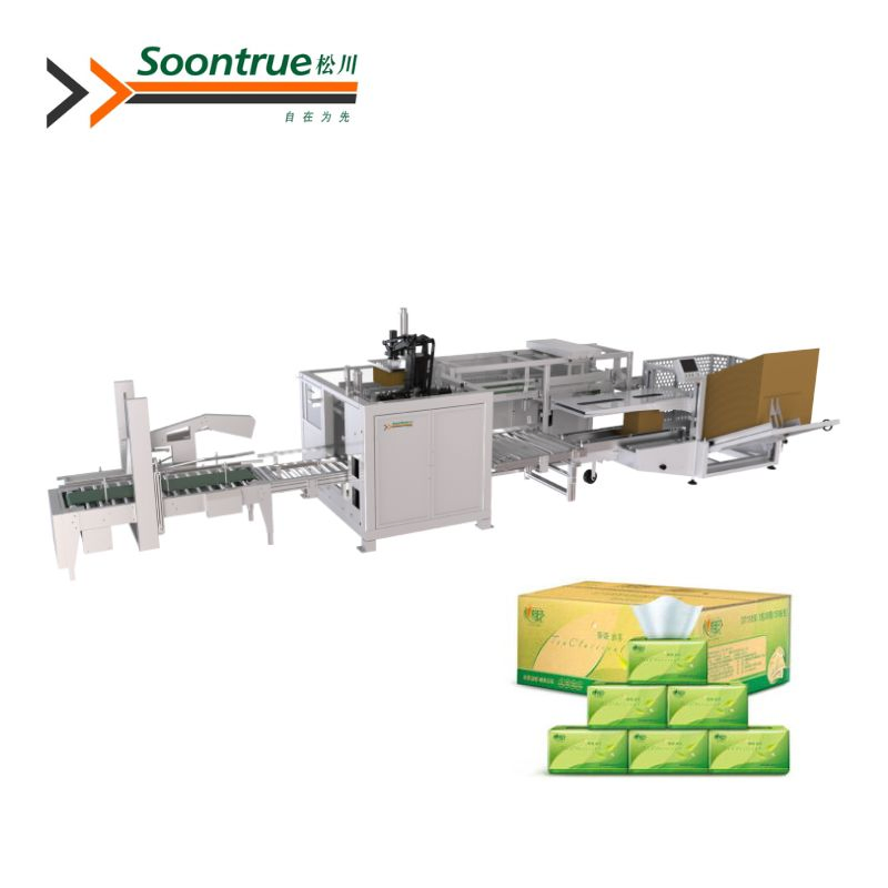 Zx660e Full Automatic New Type Case Packing Machine Carton Box Manufacturing Equipment Small Packaging Machine Case Erector- Compact Cartoning Machine