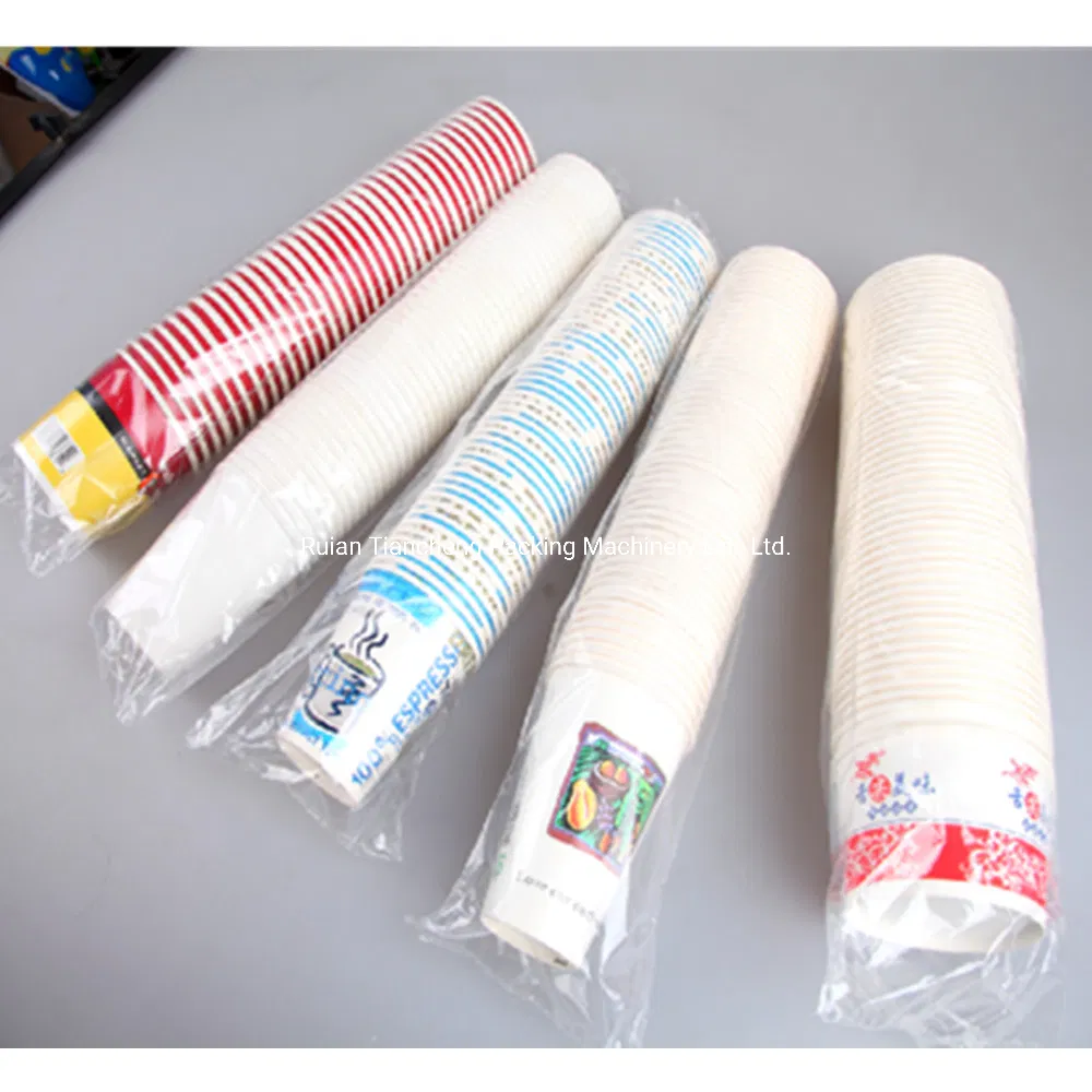 Customized Solution Fully Automatic Paper Cup Packing Line of Packing Machine Case Erector Carton Tape Sealing Machine