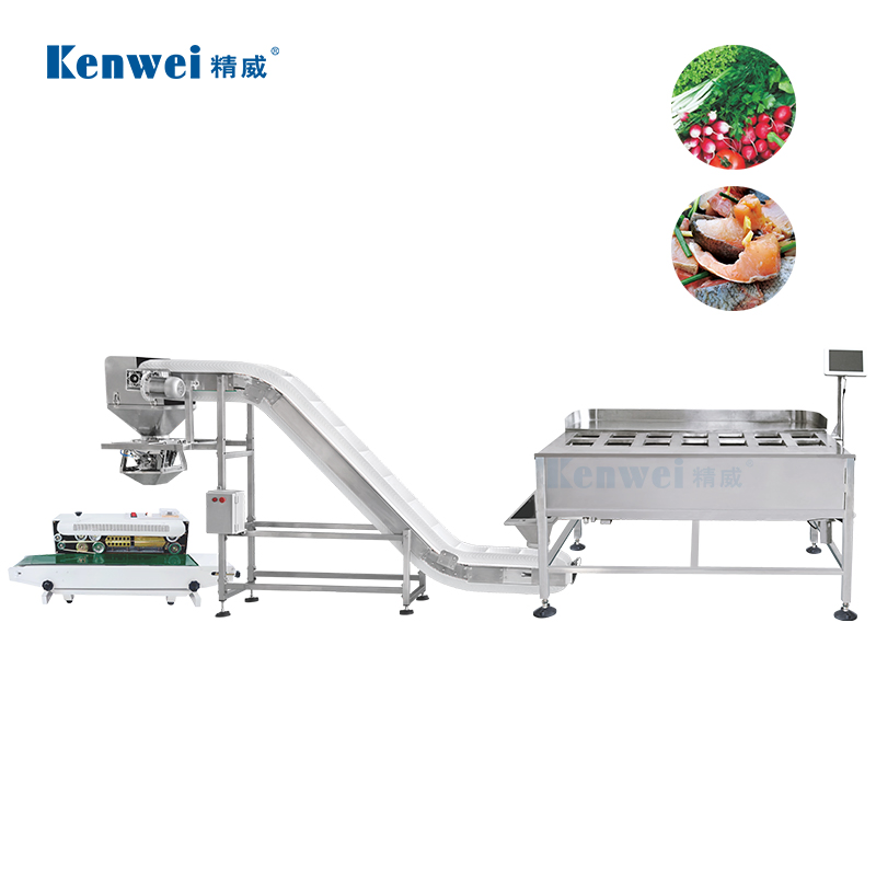 High-Speed Packaging Equipment with 14 Head Manual Multihead Weigher Packaging System