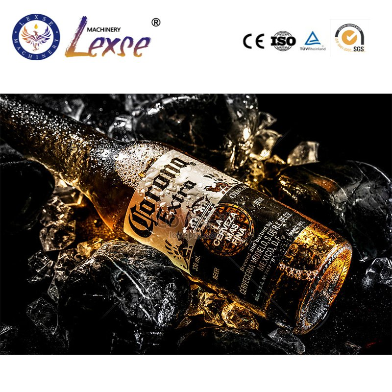 Glass Beer Bottle Filling Capping Labeling Machine Grape Wine Filling Machine Line