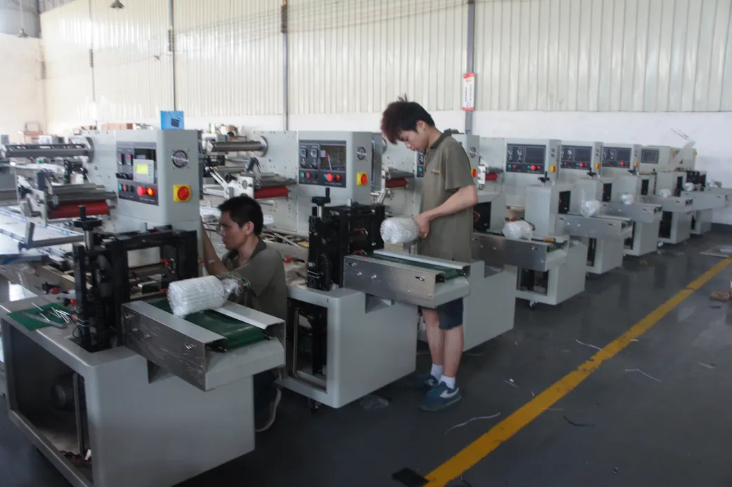 Horizontal Chocolate Bar Bread Soap Food Products Flow Pack Wrapping Packaging Machine