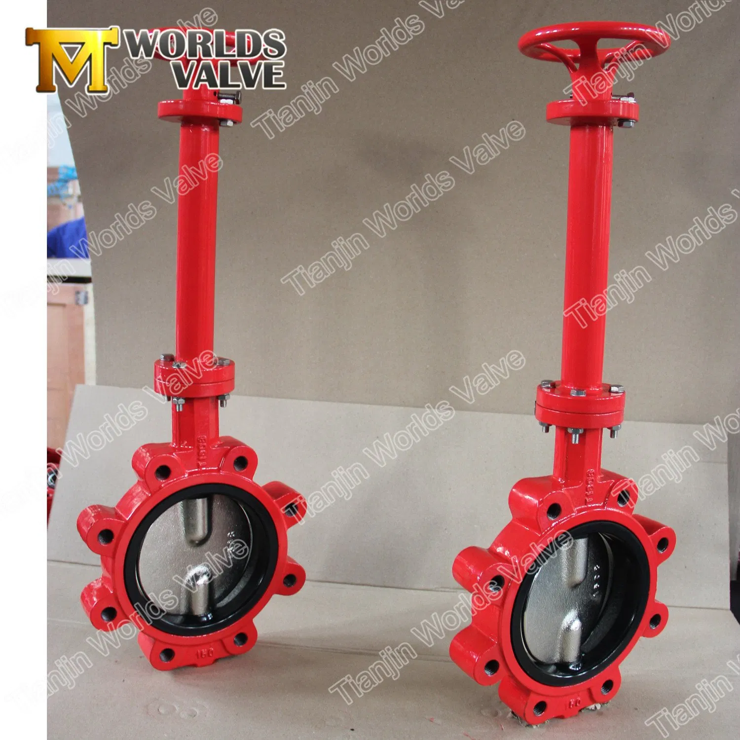Lug Type Butterfly Valves with Two PCS Stem Pn6-Pn10-Pn16