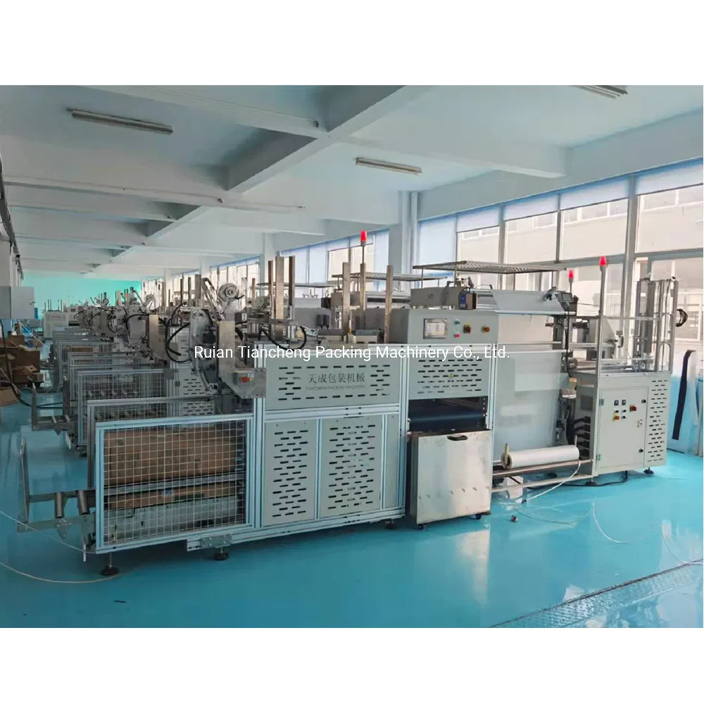 Factory Fully Automatic Plastic Cup Packing Machine with Case Erector