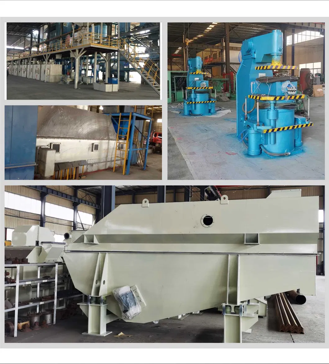 Continuous Operation Conveying Type Vibrating Sand Removal System for High Volume Production Lines