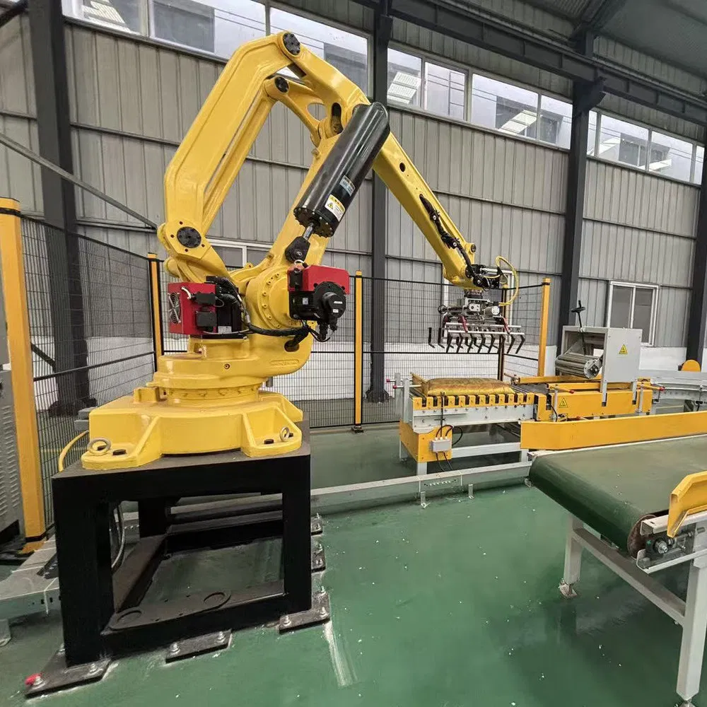 Multifunctionality Low Noise Robotic Arm End-of-Line Palletizer for Automated Packaging Line