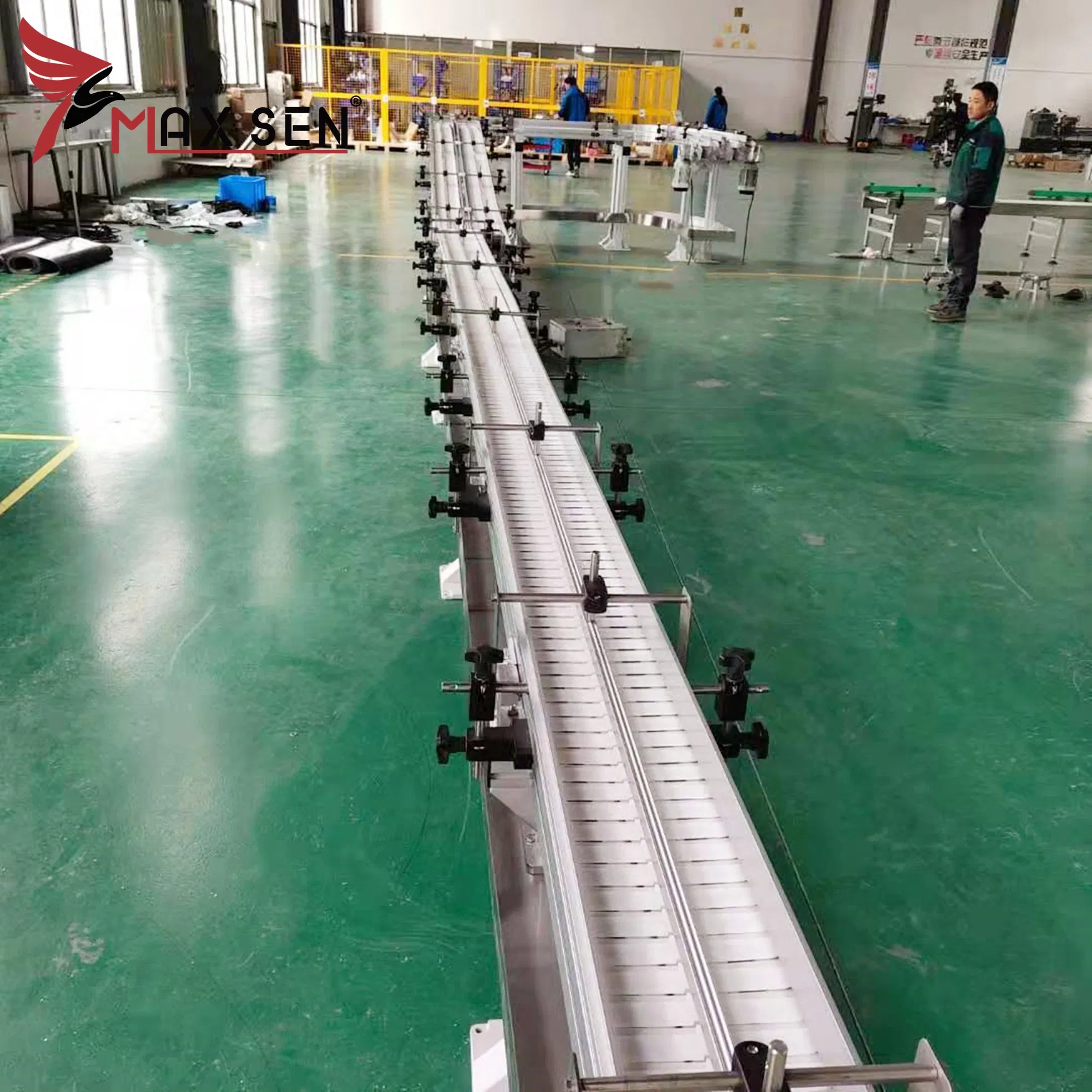 High Quality POM Flexible Chain Conveyor Flex Linked System with Aluminum Frame for Medical Items Conveying