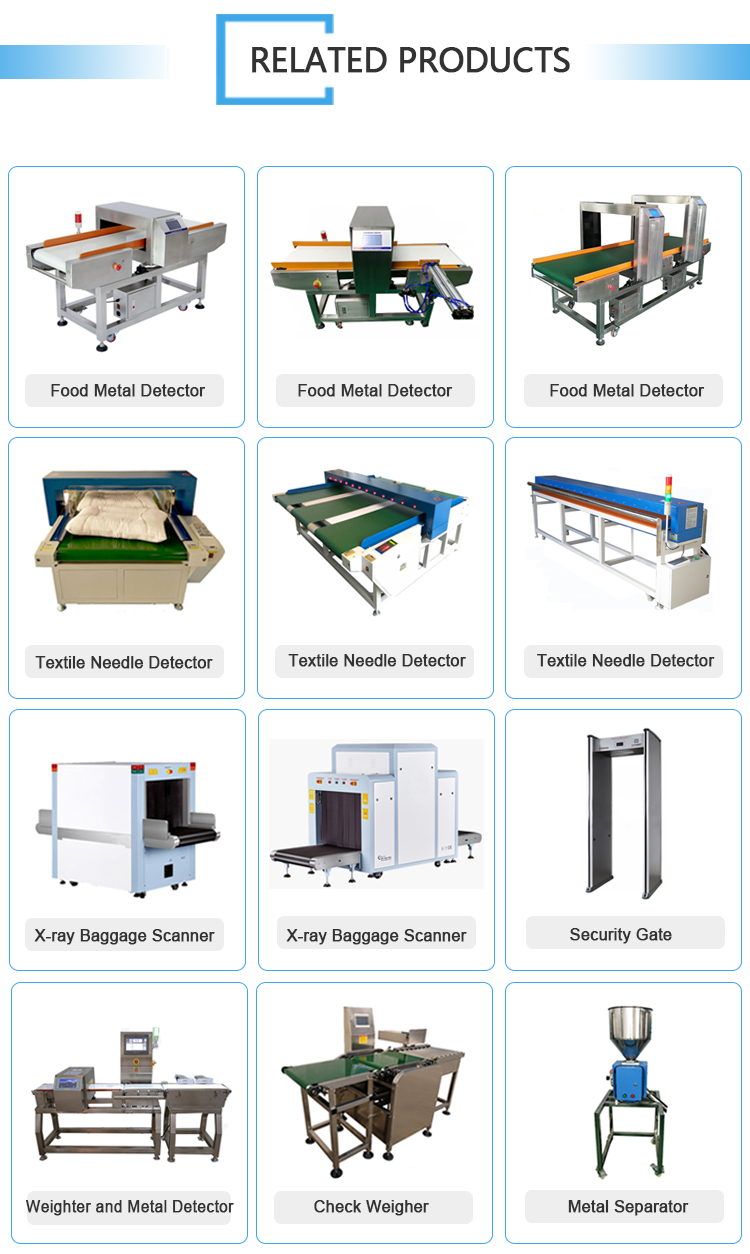Metal Detector and Check Weigher Combined Conveyor Metal Detector and Checkweigher