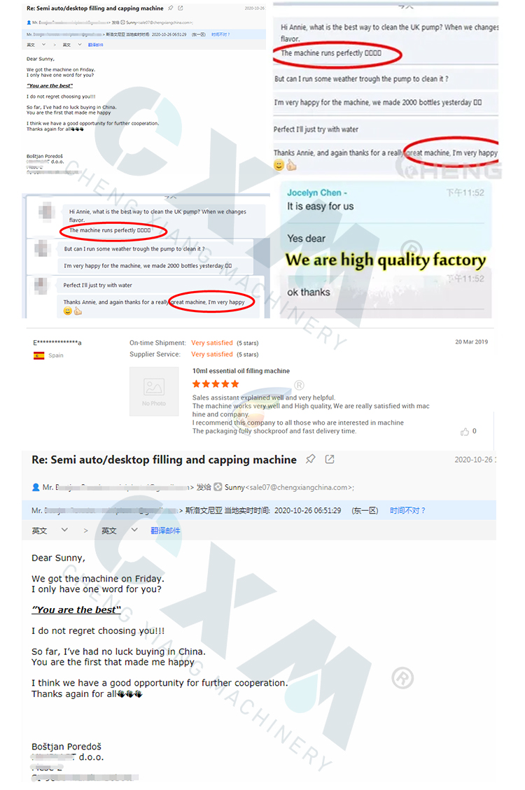 Positive Customer Feedback