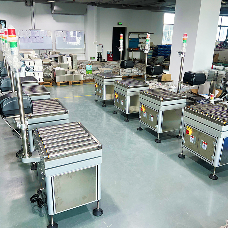 Industrial Checkweigher with Touch Screen Display and 0.1g Accuracy-Combination Equipment for Production Inspection