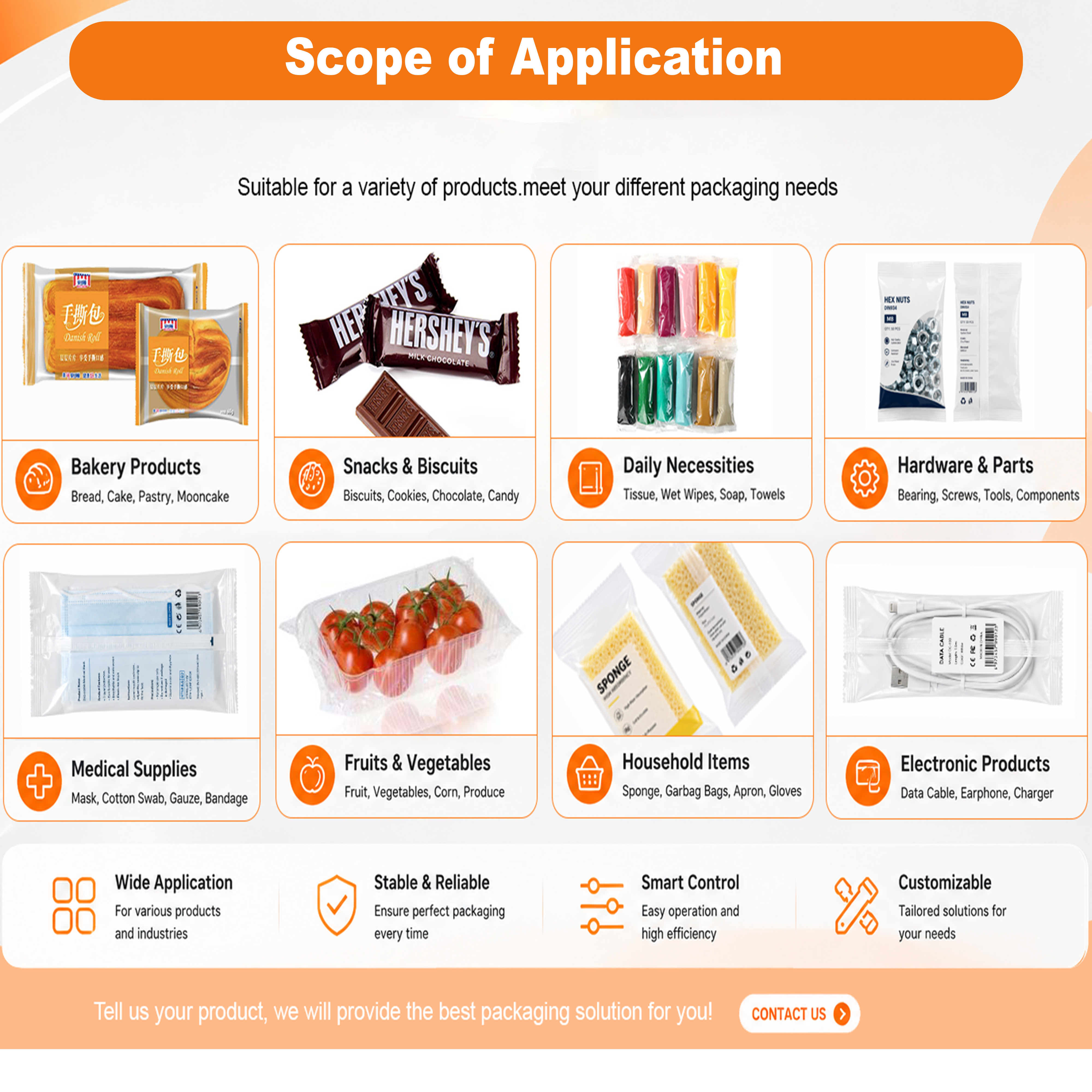 Automatic Vacuum Packing Machine Raw Meat and Beef Vacuum Packaging Machine
