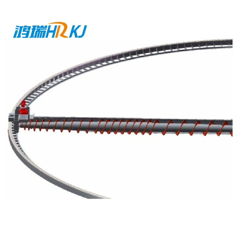 Auger Conveyor System with Internal Motor for Soybean Meal Conveying