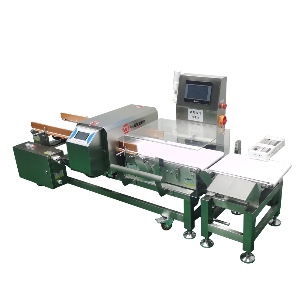 Metal Detector and Check Weigher Combined Conveyor Metal Detector and Checkweigher