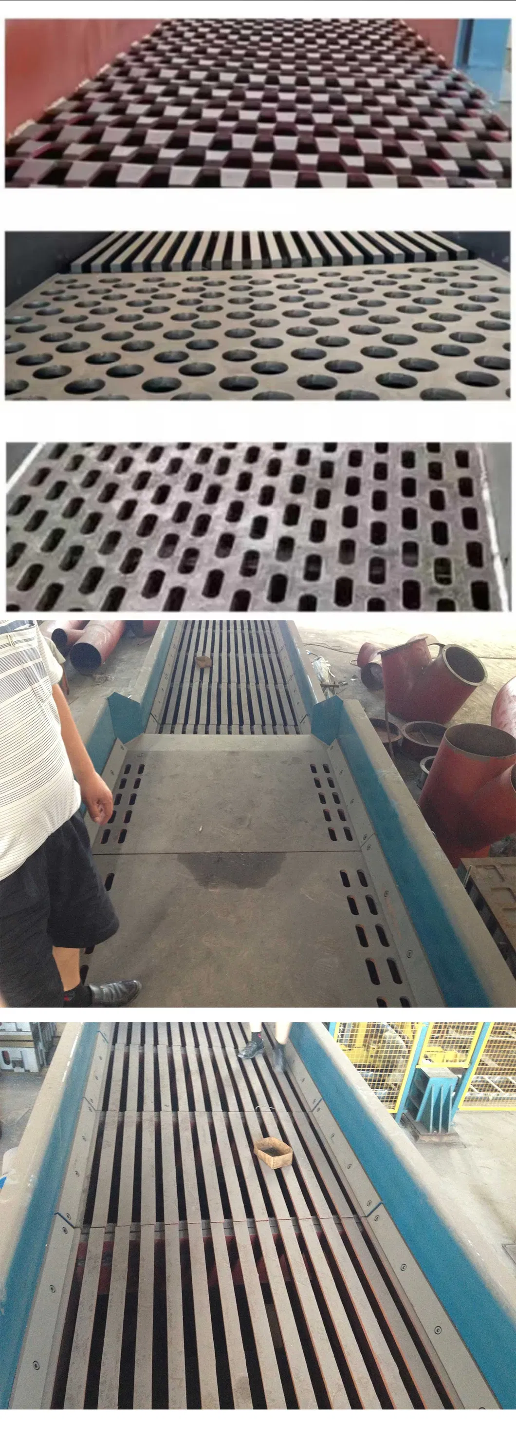 Continuous Operation Conveying Type Vibrating Sand Removal System for High Volume Production Lines