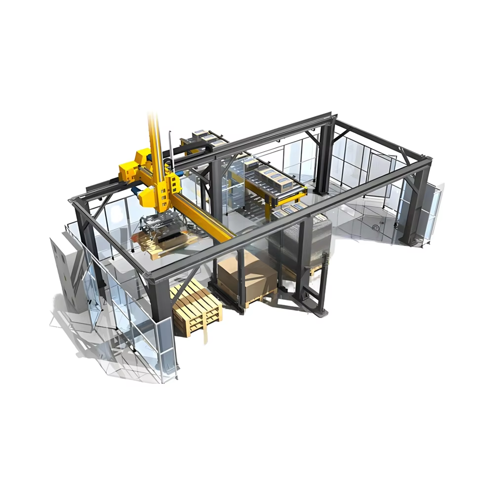 Efficient Palletizing Robot for Warehouse Automation Core Components Including Motor Gearbox 2 Ton 8 Ton 10 Ton CE ISO Certified