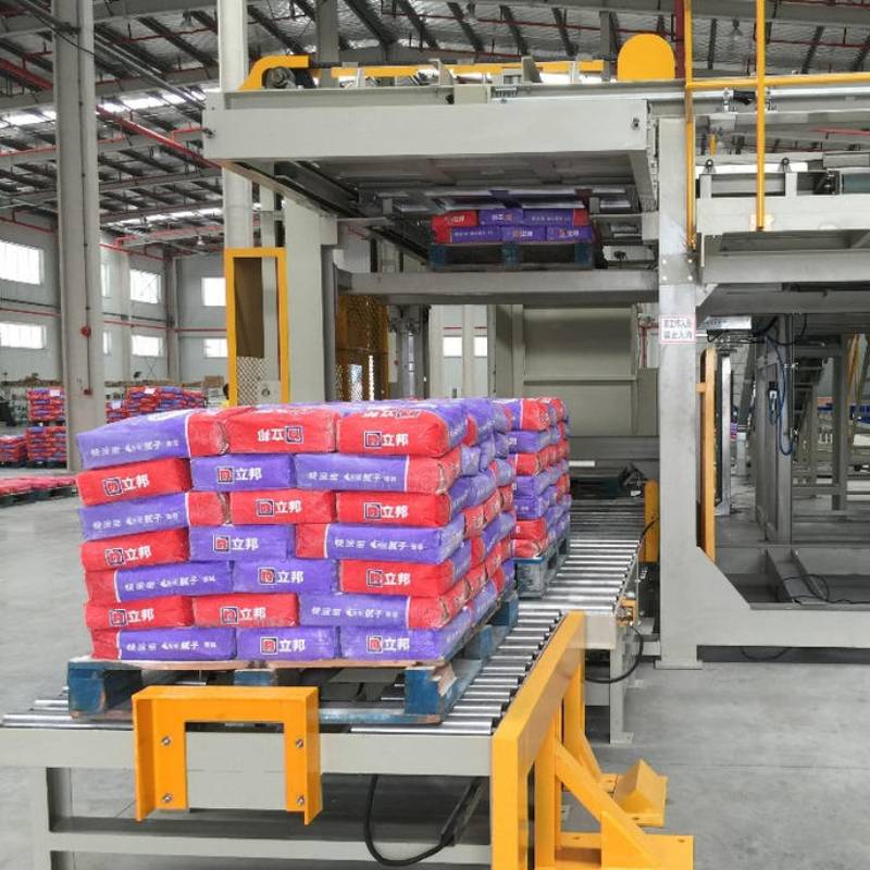 Automatic High Speed High Level Palletizing Machines For Gypsum Powder Putty Powder Valve Bags