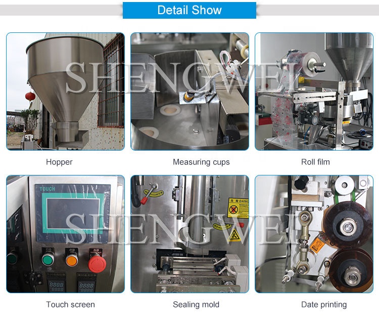 Automatic Small Bag Pouch Snack Cashew Nuts Peanut Packaging Machine
