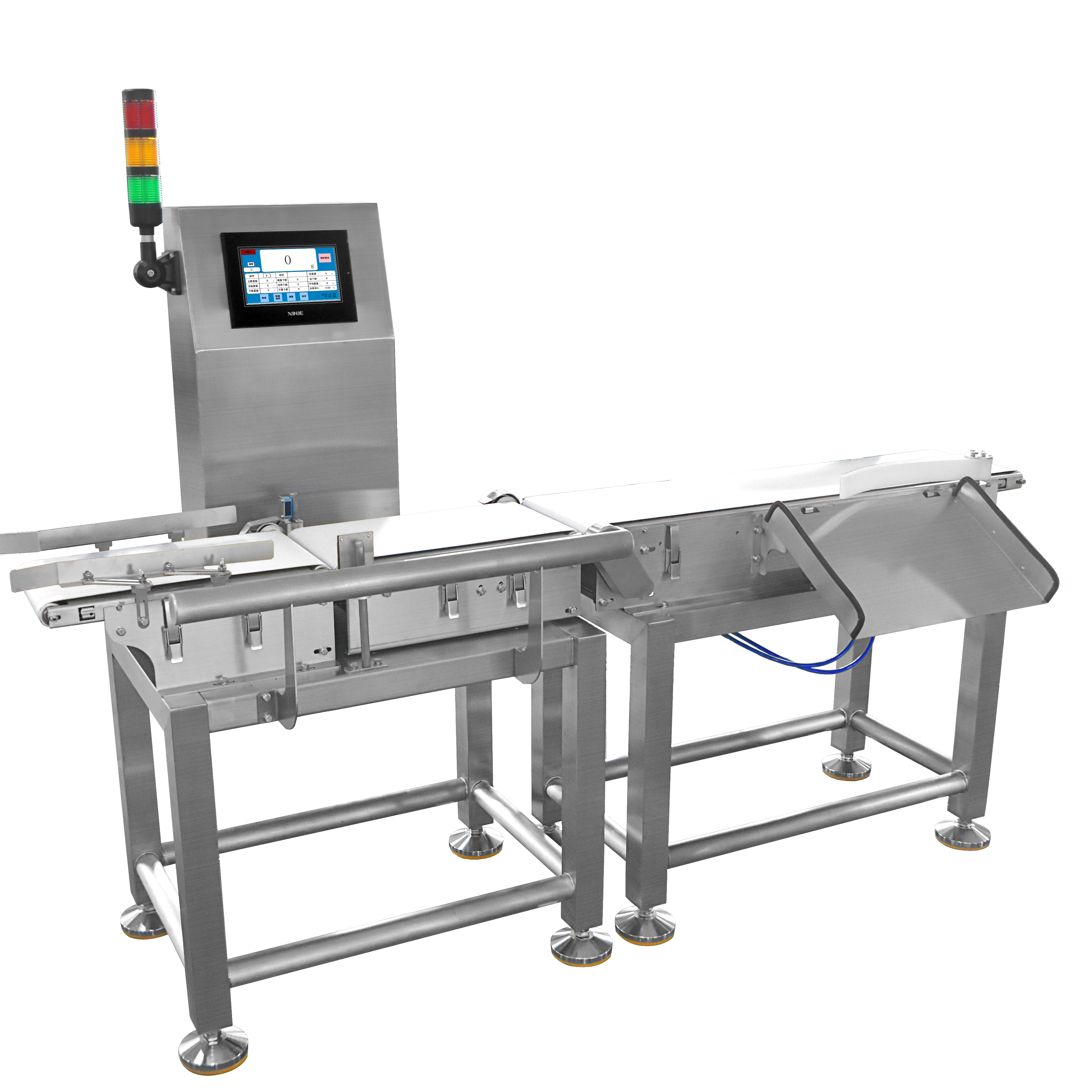 Whole-range Inspection Checkweigher for Packaged Finished Food, Factory Direct Checkweigher for Food Processing Plant
