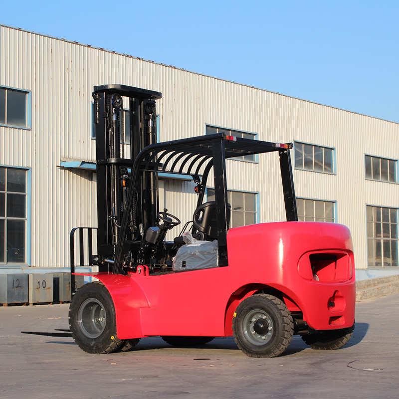 Improved-Type Strong Power Forklifts 4x4 Pallet Stacker Forklift 6t All Terrain Pallet Forklift