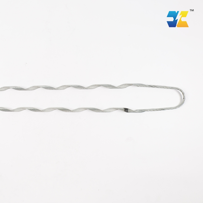 Galvanized Steel Preformed Helical Dead End Cable Tension Clamp for Opgw Fiber Optic Cables