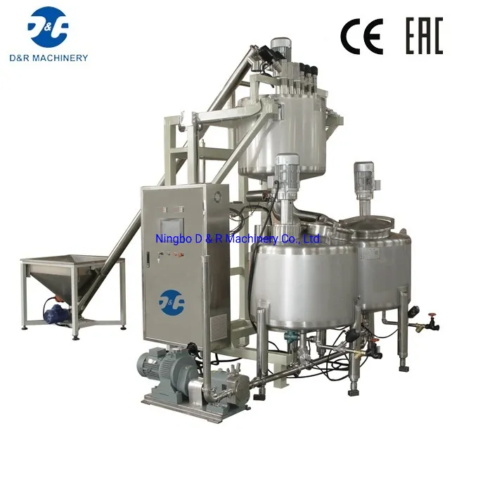 Fully Automatic Liquid Weighing and Dissolving Mixing System, PLC Control
