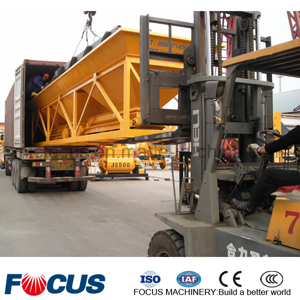 PLD800 Aggregate Weighing Hopper, 48m3/H Automatic Aggregate Batching System
