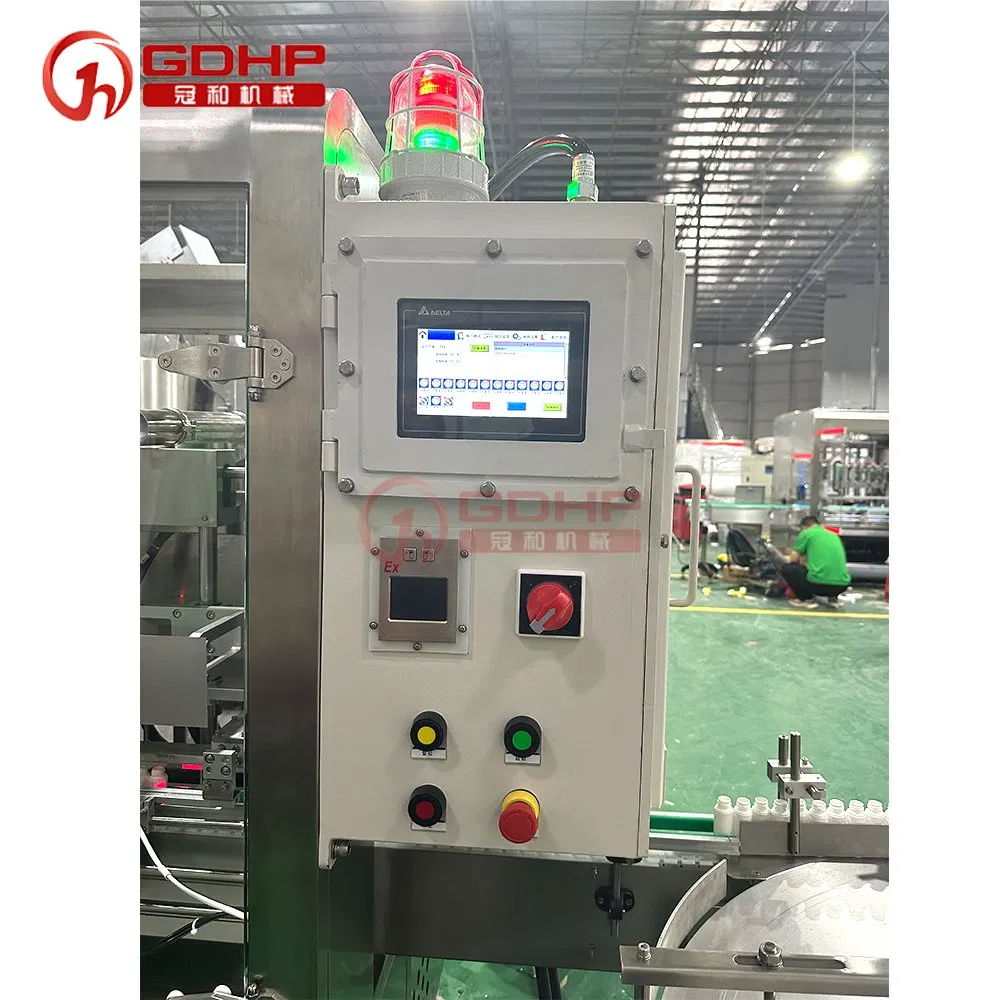 High-Speed Touchless Alcohol Explosion-Proof Sanitizer Filling and Capping Production Line Machine