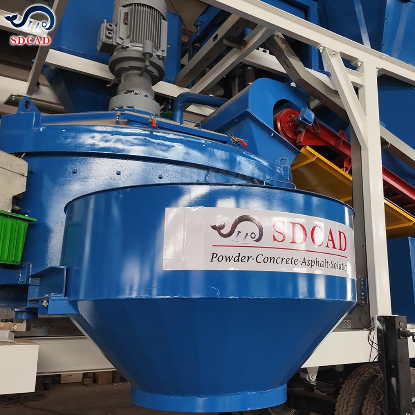 Automatic Mobile Concrete Batching Equipment with Intelligent Weighing Control System Installed