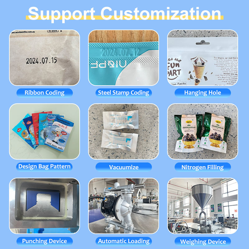 Automatic Zipper Bag Machine | Doypack Filler for Stand Up Pouch, Spout, Premade, Plastic Bag, Sealing, Packing