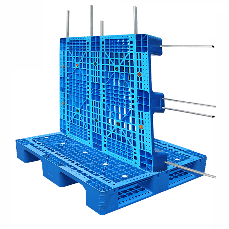 Racking Industry Hdpe Euro Plastic Pallet Single Sided European Standard Plastic Pallet Heavy Duty