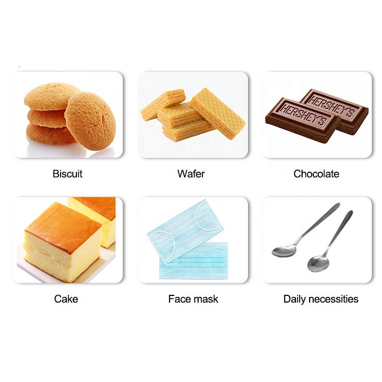 Automatic Horizontal Cake Vacuum Package Machine Vegetables Soap Bread Chicken Sealing Machines for Packaging Food