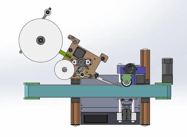 Automatic Round Bottle Labeling Machine details