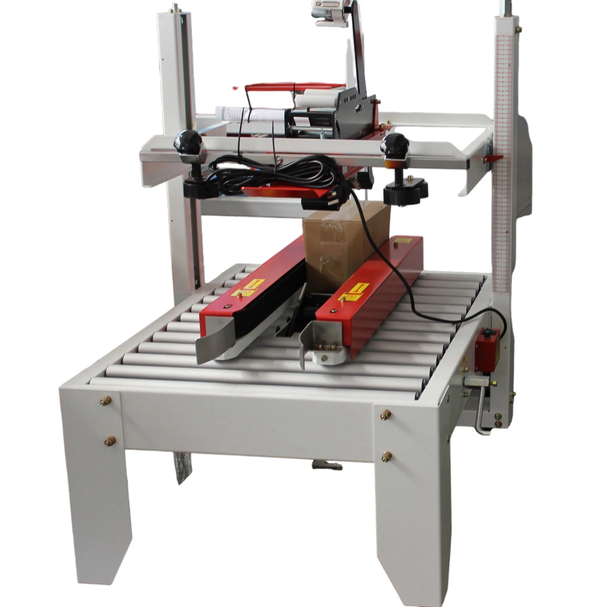 Semi-Automatic Case Sealer Carton Sealer Box Closing Folding Sealing Machine Type Sealer Corner Edge Sealing Packing Line Packaging Machine