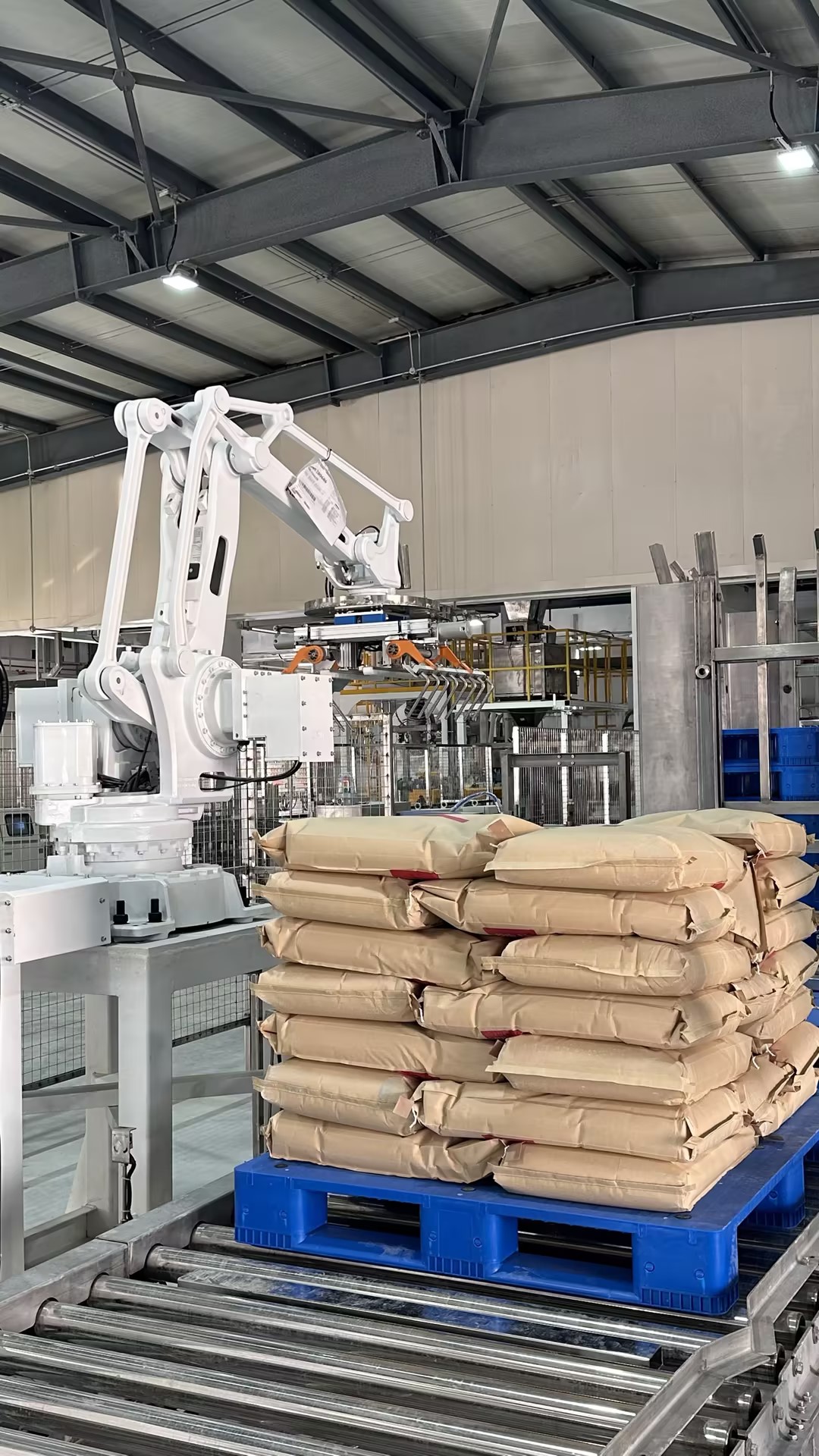 Automation solution for high-efficiency palletizing