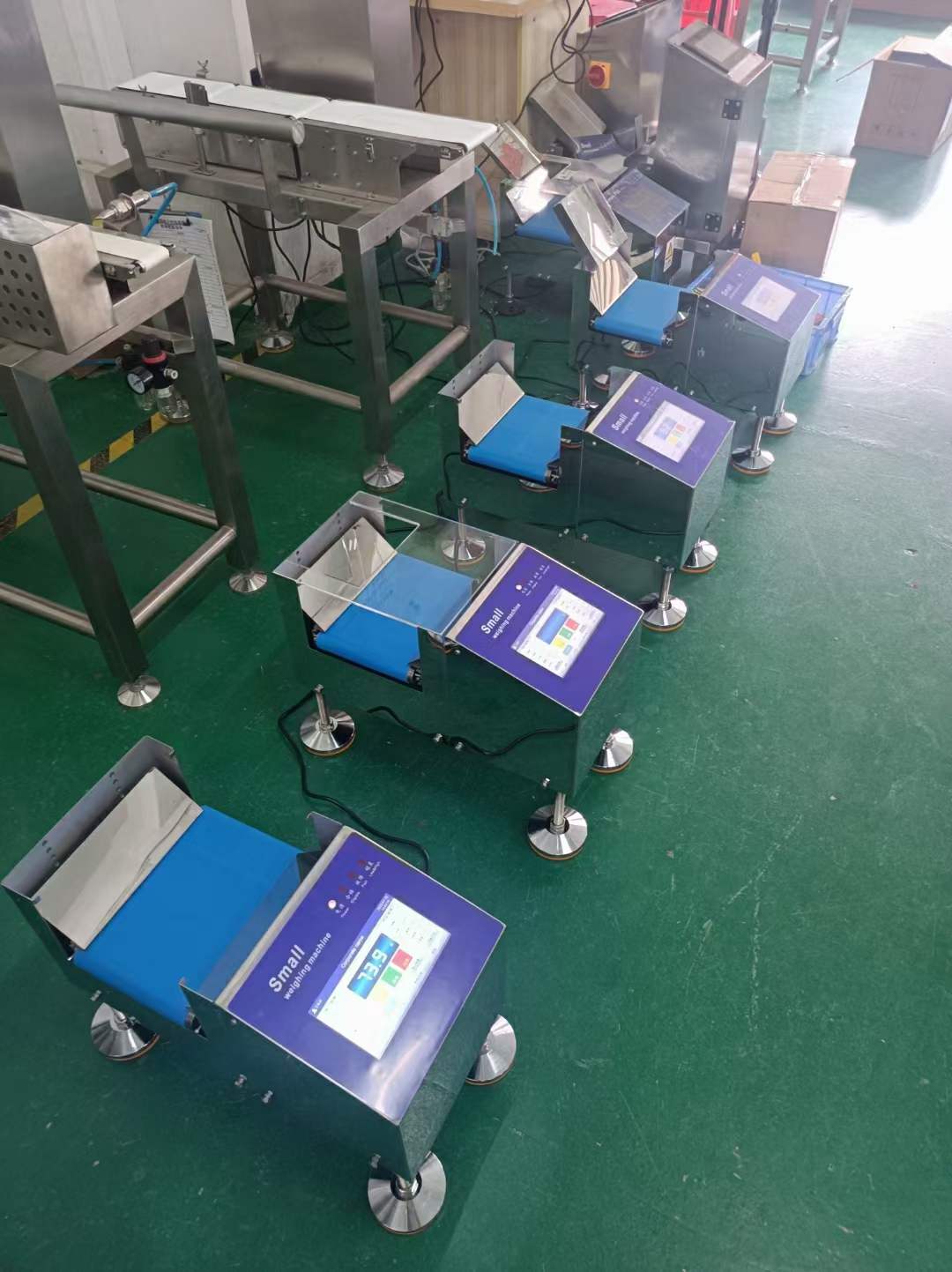 High Accuracy 0.1g Small Mini Checkweigher Check Weigher Weighing Scale For Small Package