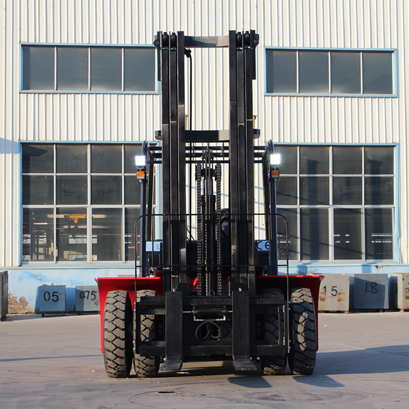 Improved-Type Strong Power Forklifts 4x4 Pallet Stacker Forklift 6t All Terrain Pallet Forklift