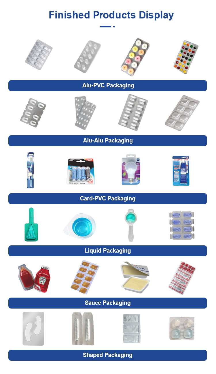 Blister Packaging Machine Application