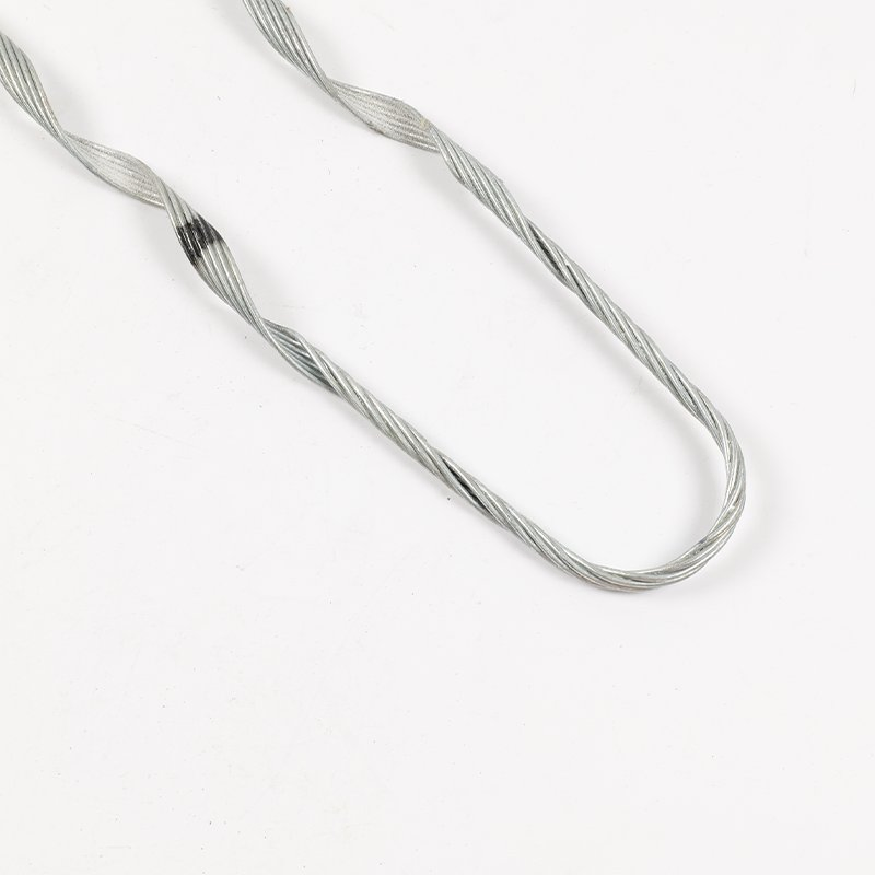Full Tension Galvanized Steel Preformed Dead End Cable Tension Clamp for Opgw Transmission Distribution