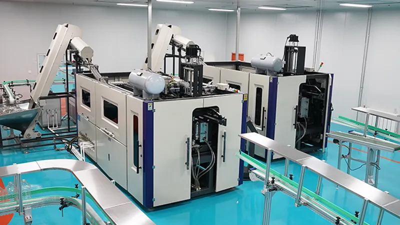 Automatic bottle blowing machine