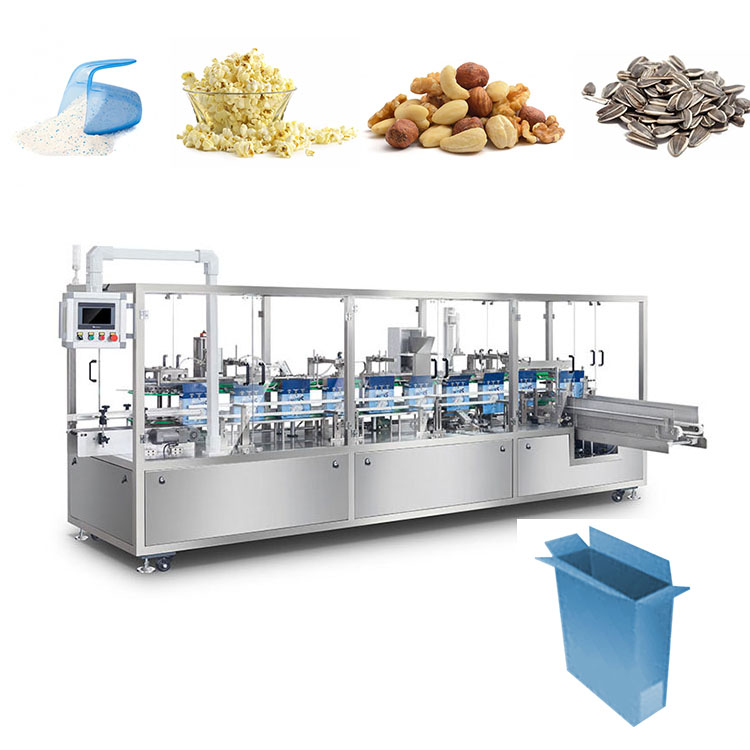 Automatic Vertical Horizontal Carton Box Film Packaging Machine Labeling Capping Filling for Food Cigarettes 304 Stainless Steel