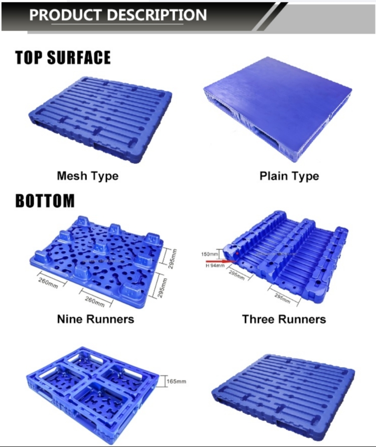 Mesh Deck Grid Surface Plastic Pallet details
