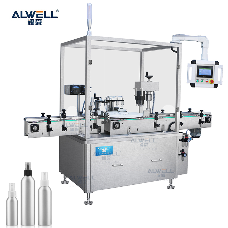 Automatic Body Spray Perfume Liquid Filling Sealing Machine