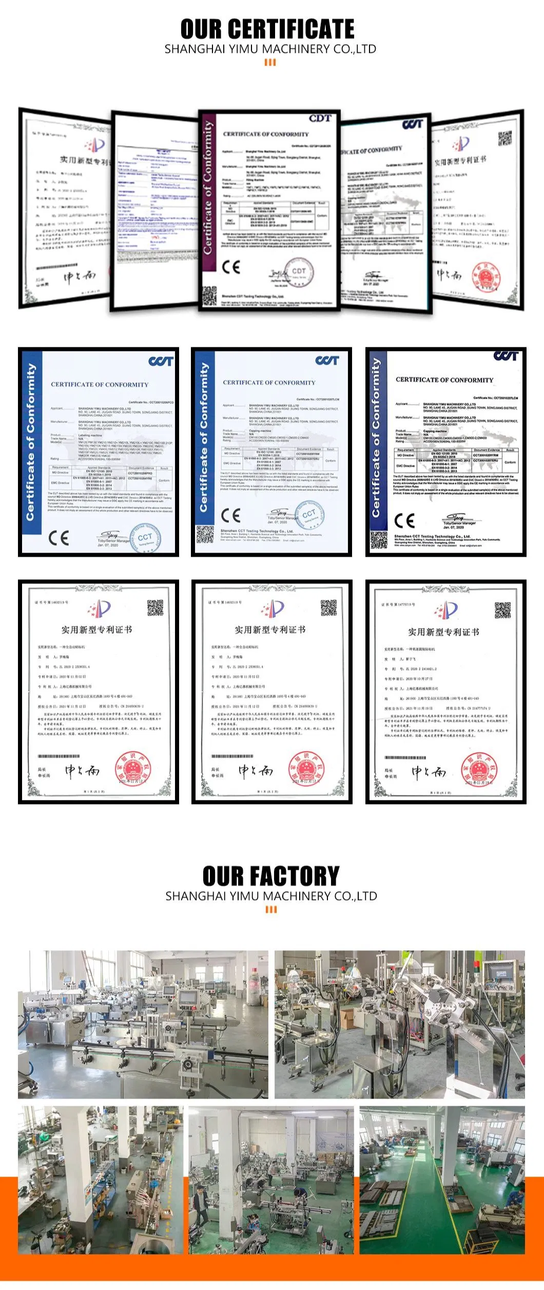 Production facility and testing