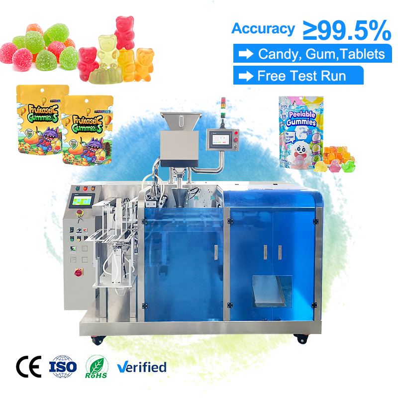 Automatic Doypack Filling Machines For Coffee Powder Tea Sugar Salt Granule Nuts Premade Pouch Packing Equipment