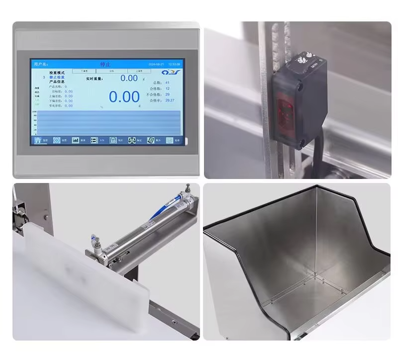 CW-1200g Integrated Industrial Dynamic Weight Inspection Line Checkweigher System for Automated Production Lines