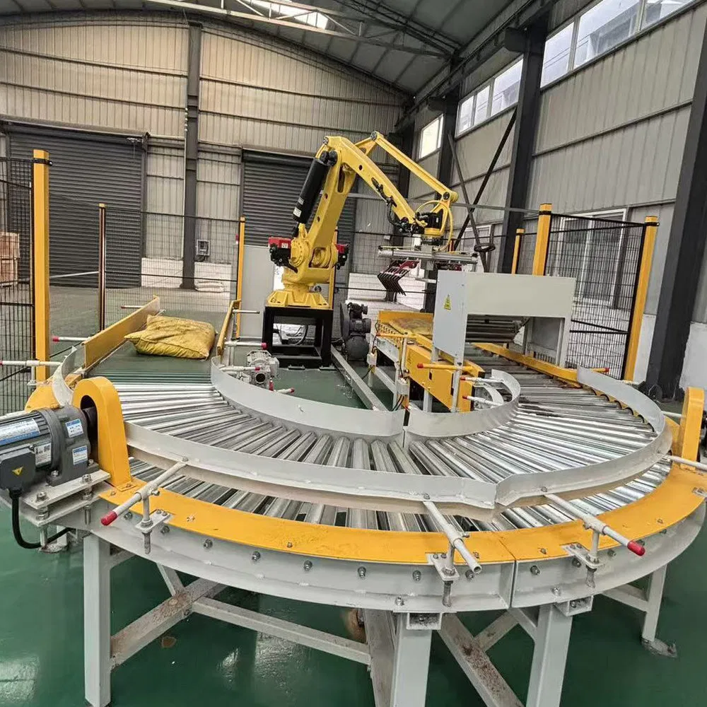 Multifunctionality Low Noise Robotic Arm End-of-Line Palletizer for Automated Packaging Line