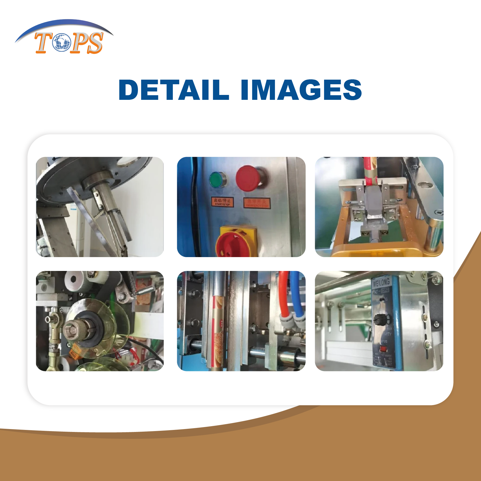 Full Weld Automatic Touch Screen Pouches/Bags Labeling Packing Machine For Food Materials With High Capacity