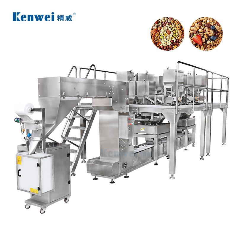 Versatile Multiple Units Multihead Weigher Packaging System for Bulk Food Products